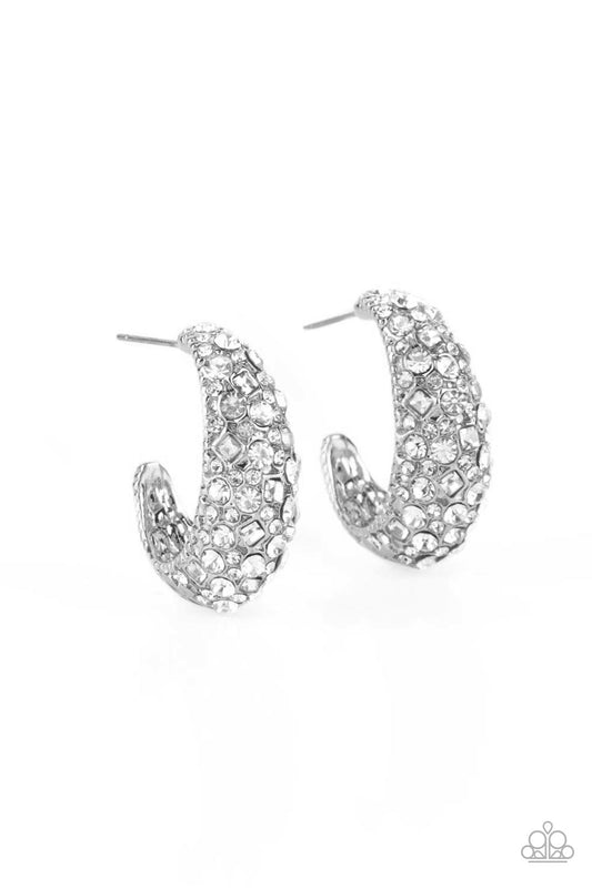 Glamorously Glimmering - White - Paparazzi Accessories