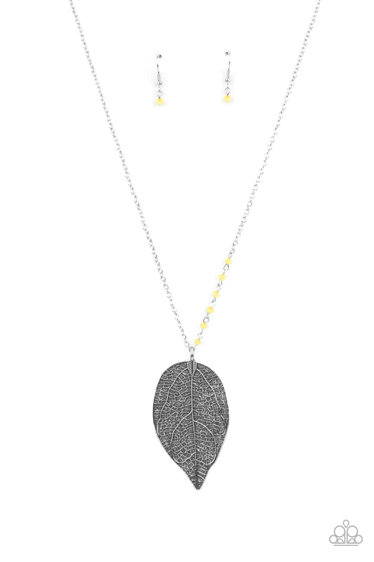 Frond Fantasy - Yellow - Paparazzi Accessories