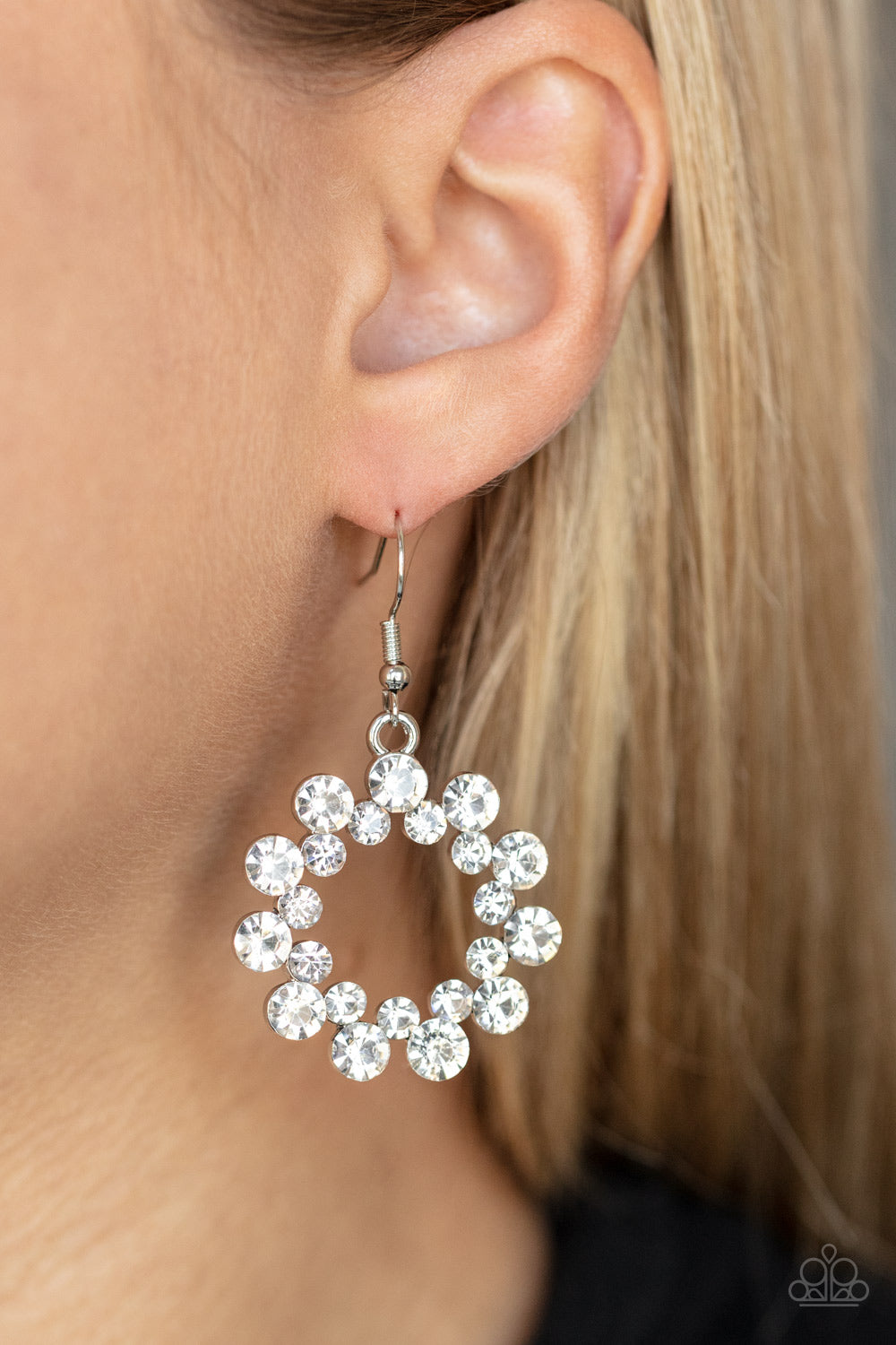 Champagne Bubbles - White - Paparazzi Accessories