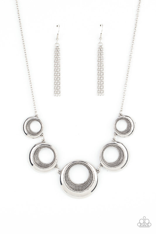 Solar Cycle - Silver - Paparazzi Accessories