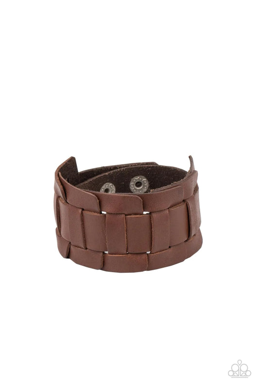 Plainly Plaited - Brown - Paparazzi Accessories