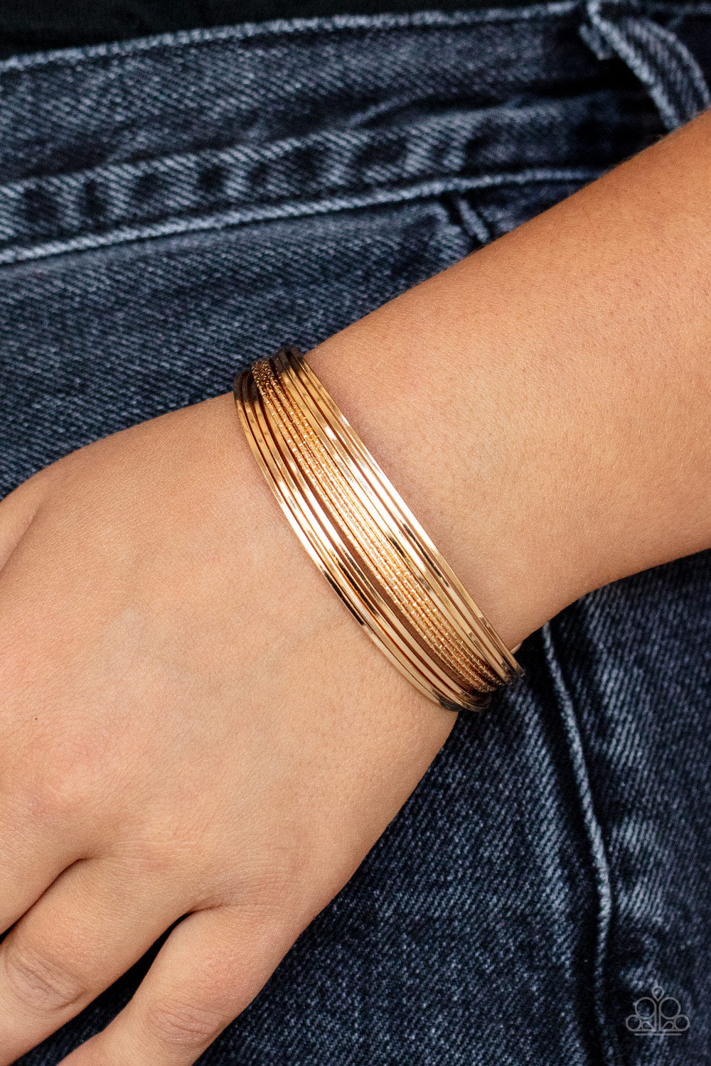 This Girl is on WIRE - Gold - Paparazzi Accessories