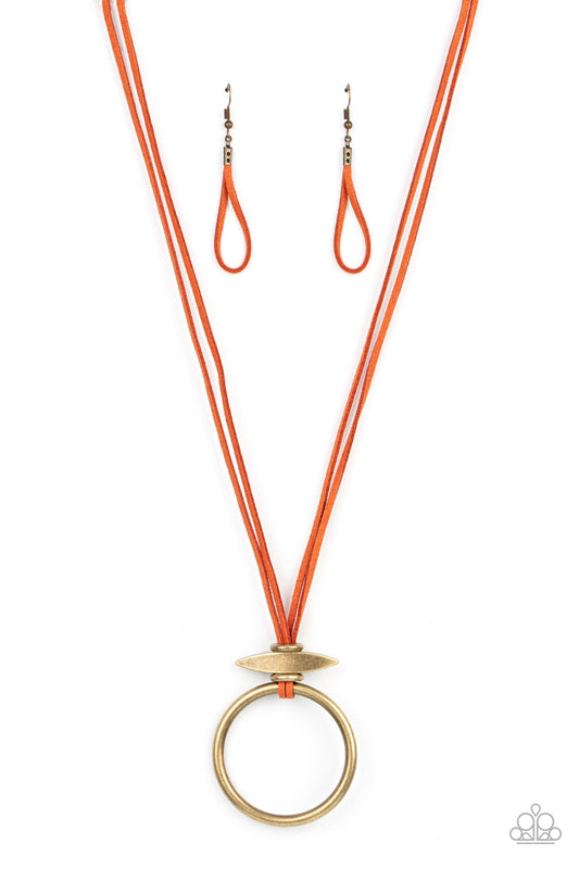 Noticeably Nomad - Orange - Paparazzi Accessories