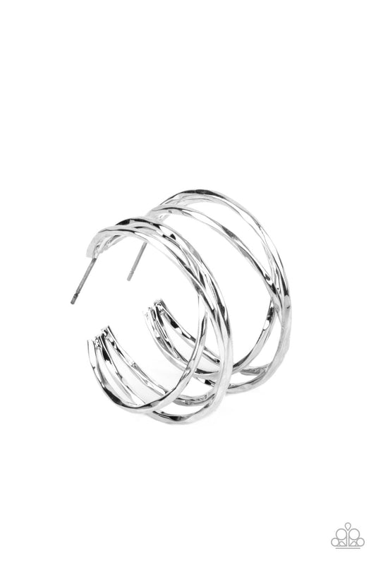City Contour - Silver - Paparazzi Accessories
