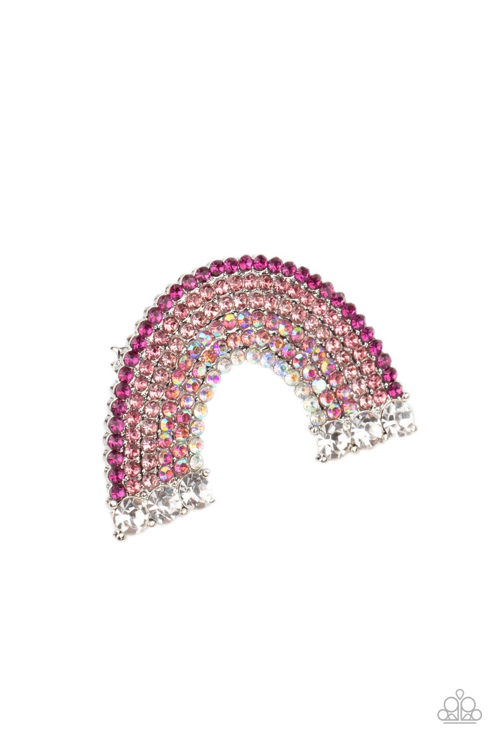 Somewhere Over The RHINESTONE Rainbow - Pink - Paparazzi Accessories