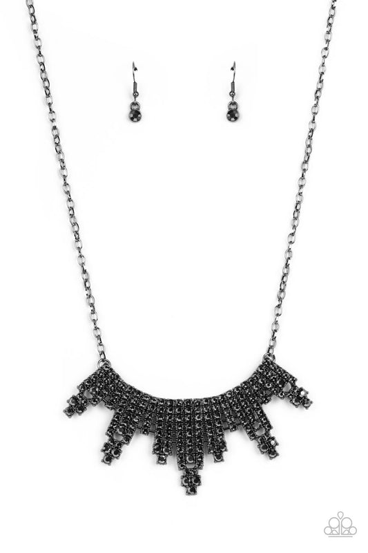 Skyscraping Sparkle - Black - Paparazzi Accessories
