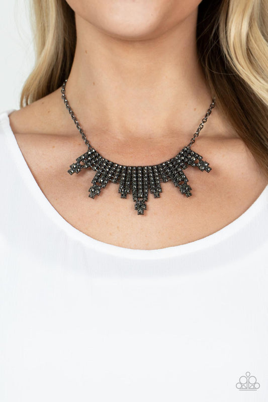Skyscraping Sparkle - Black - Paparazzi Accessories