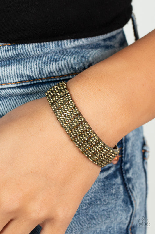 The GRIT Factor - Brass Bracelet - Paparazzi Accessories