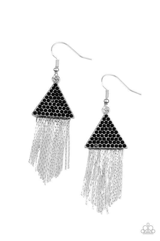 Pyramid SHEEN - Black - Paparazzi Accessories