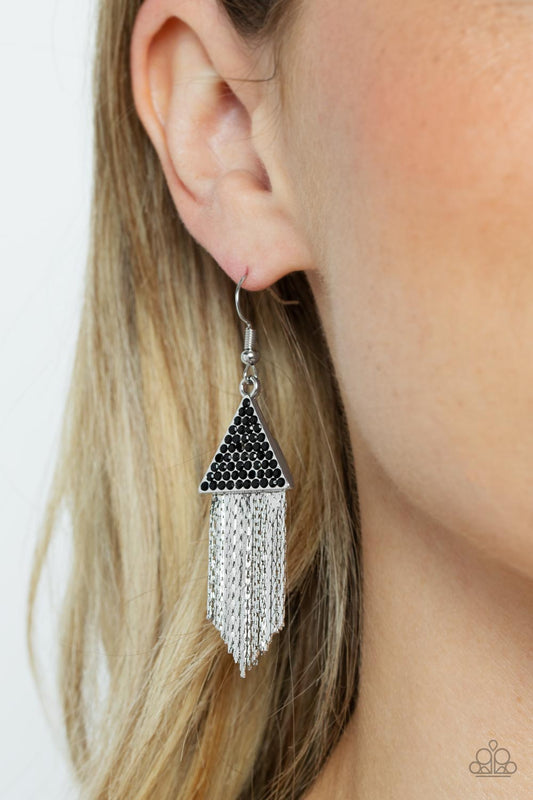 Pyramid SHEEN - Black - Paparazzi Accessories