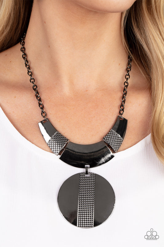 Metallic Enchantress - Black - Paparazzi Accessories
