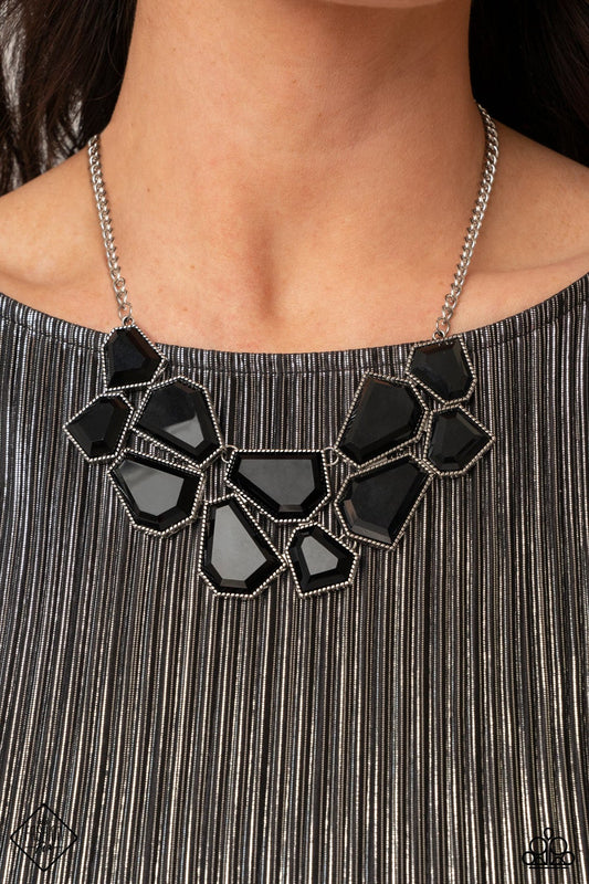 Double-DEFACED - Black - Paparazzi Accessories