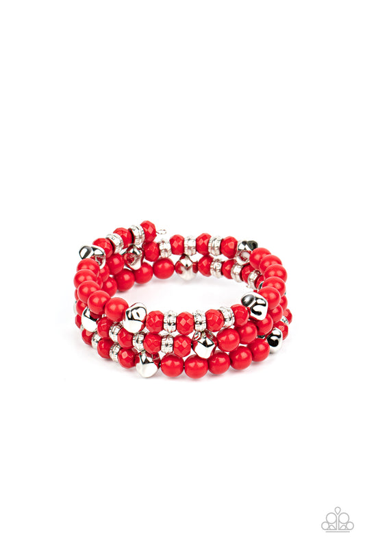 Vibrant Verve - Red - Paparazzi Accessories