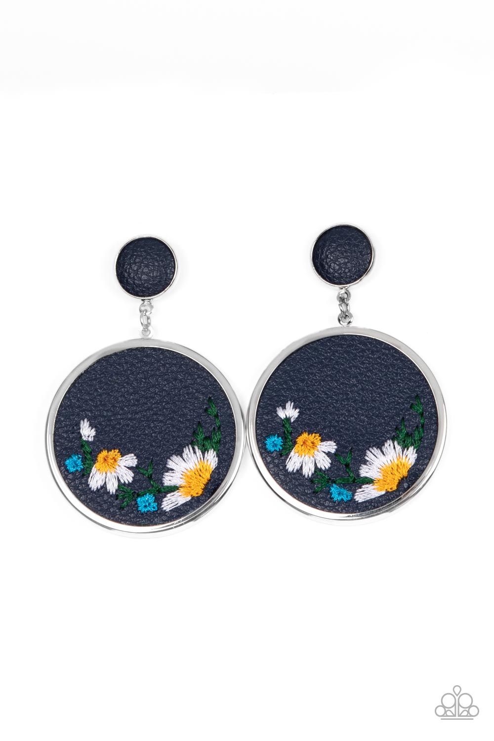 Embroidered Gardens - Blue - Paparazzi Accessories