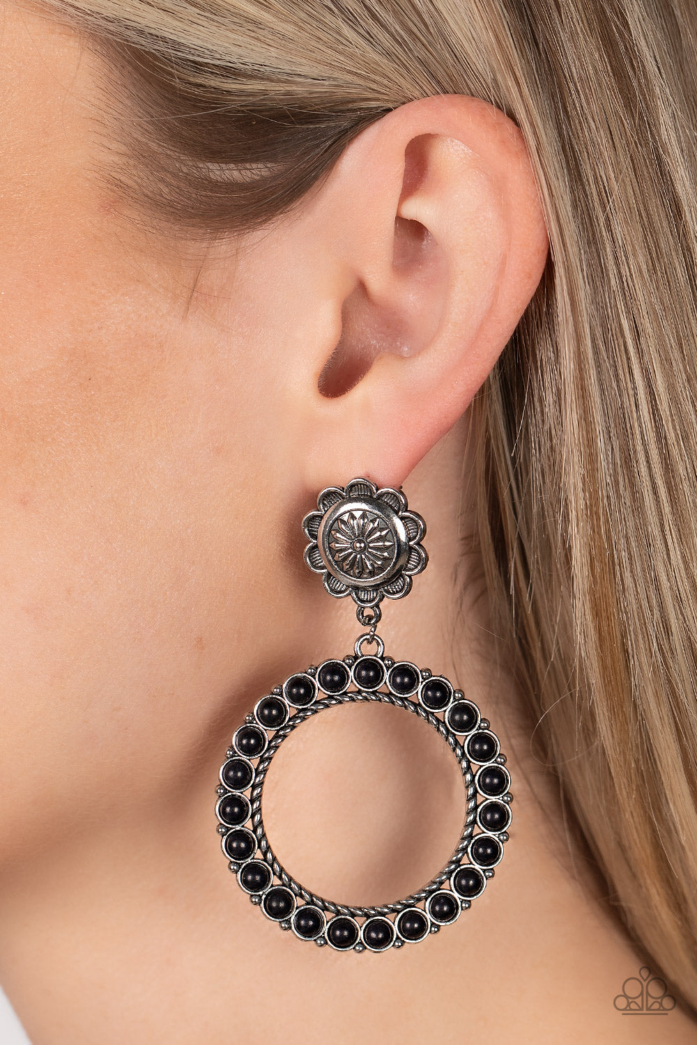 Playfully Prairie - Black - Paparazzi Accessories
