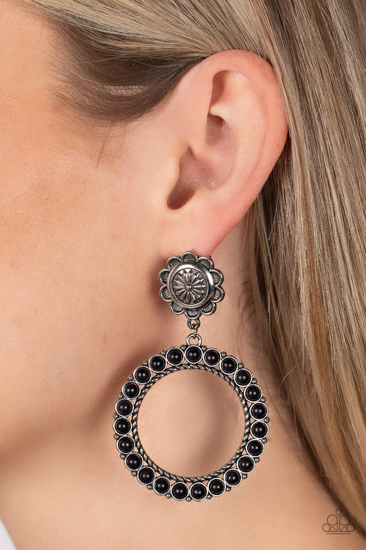 Playfully Prairie - Black - Paparazzi Accessories