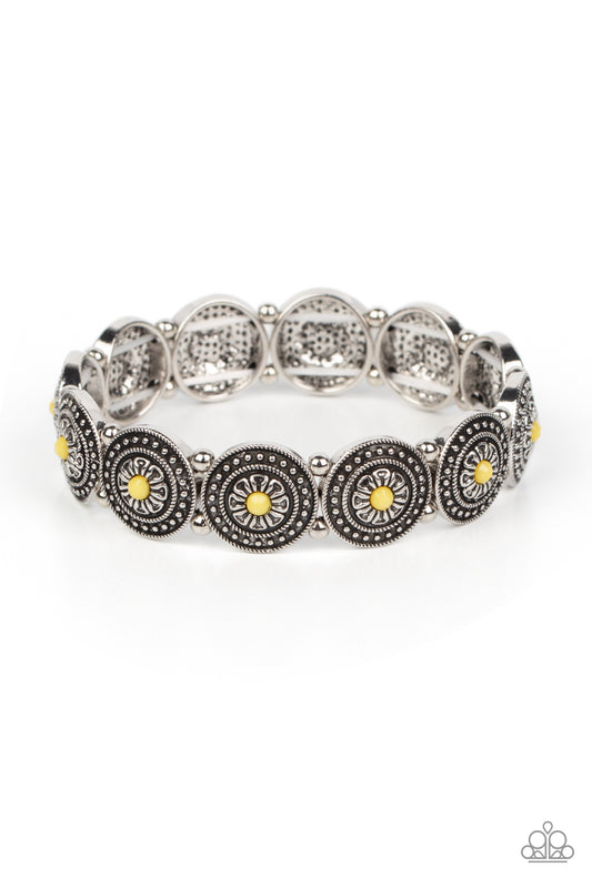 Granada Garden Party - Yellow - Paparazzi Accessories