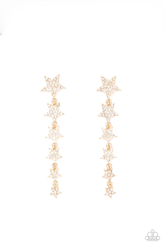 Americana Attitude - Gold - Paparazzi Accessories