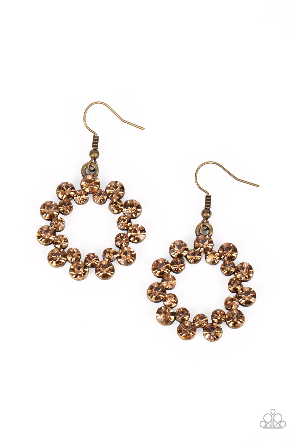 Champagne Bubbles - Brass - Paparazzi Accessories