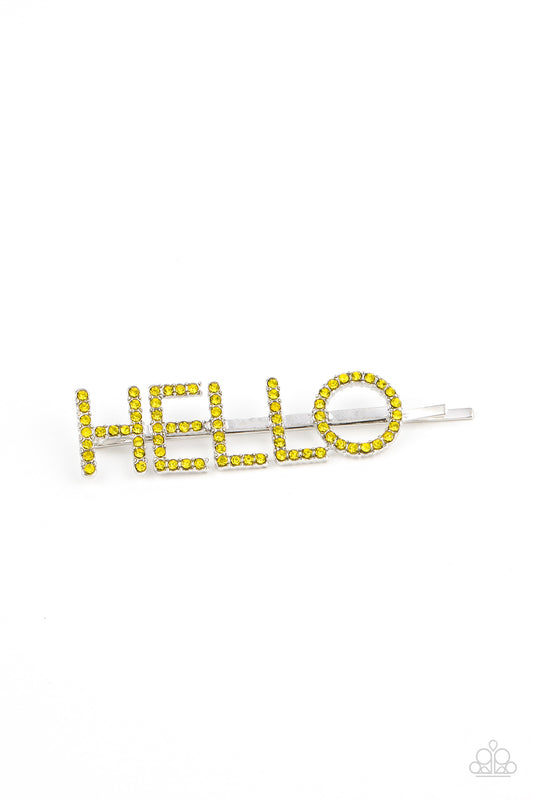 Hello There - Yellow - Paparazzi Accessories