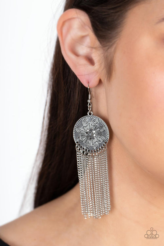 Fringe Control - Silver - Paparazzi Accessories