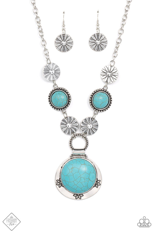 Saguaro Garden - Blue - Paparazzi Accessories