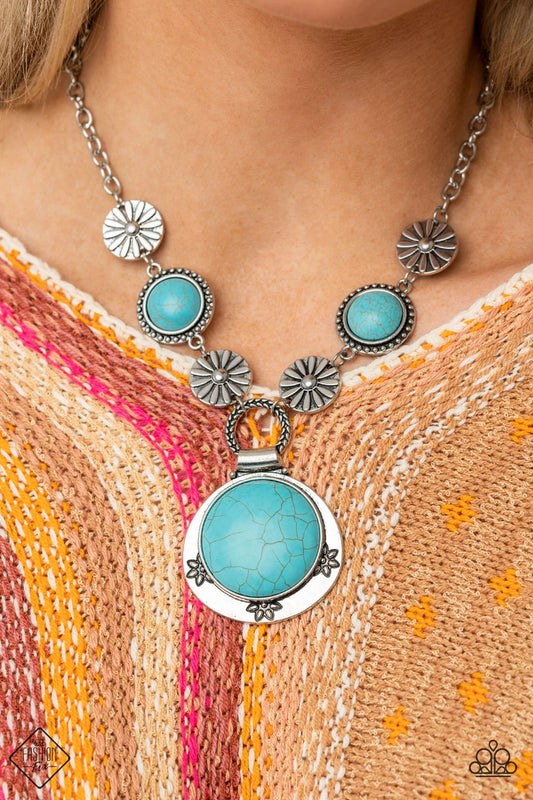 Saguaro Garden - Blue - Paparazzi Accessories