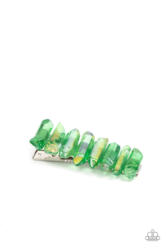 Crystal Caves - Green - Paparazzi Accessories