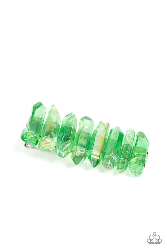 Crystal Caves - Green - Paparazzi Accessories