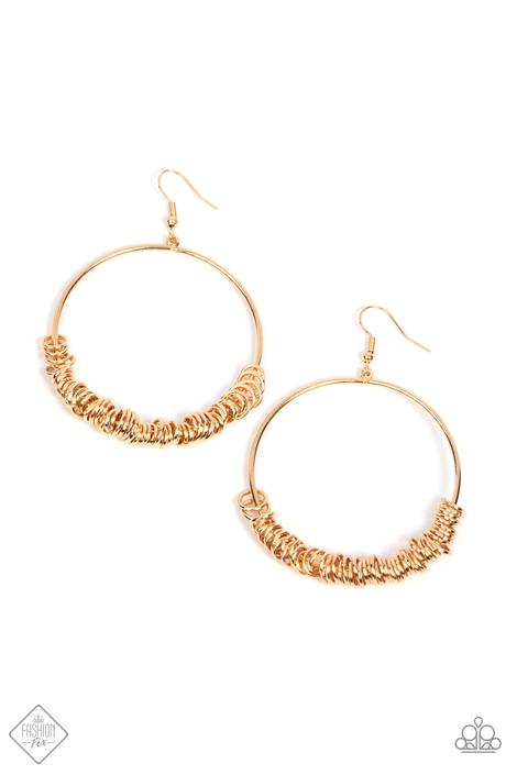 Retro Ringleader - Gold - Paparazzi Accessories
