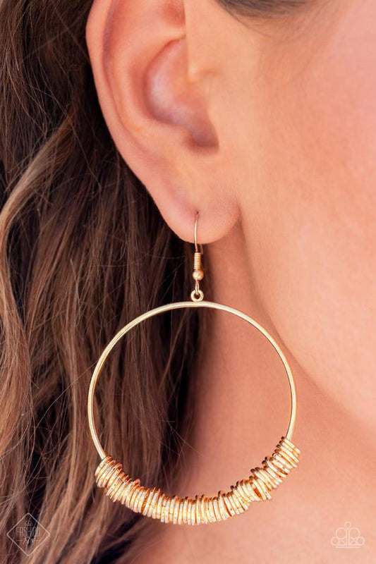 Retro Ringleader - Gold - Paparazzi Accessories