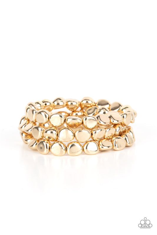 HAUTE Stone - Gold - Paparazzi Accessories