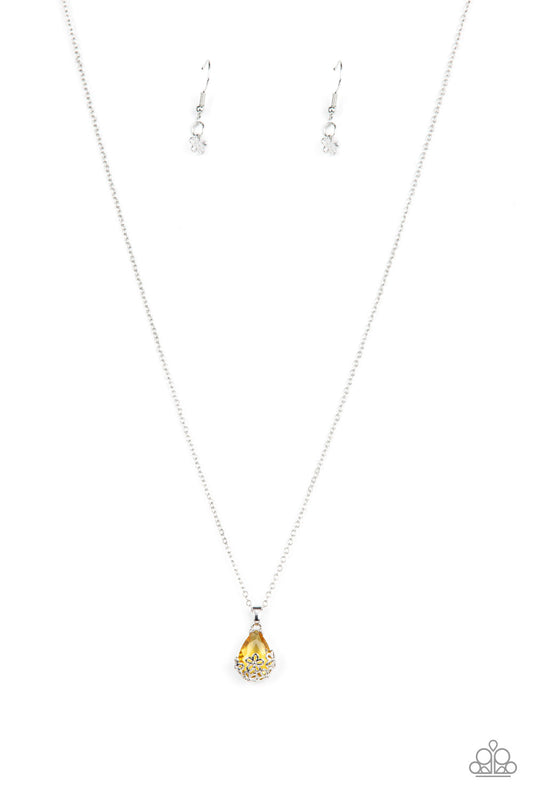 Flower Patch Fabulous - Yellow - Paparazzi Accessories