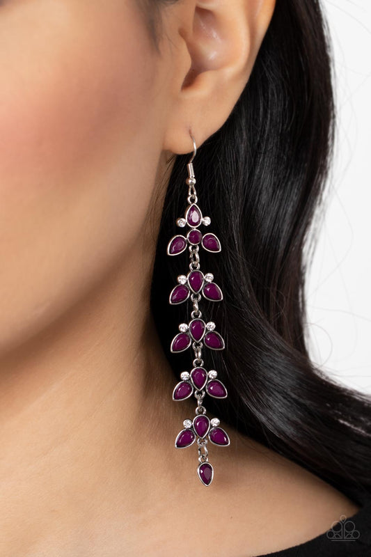 Fanciful Foliage - Purple - Paparazzi Accessories