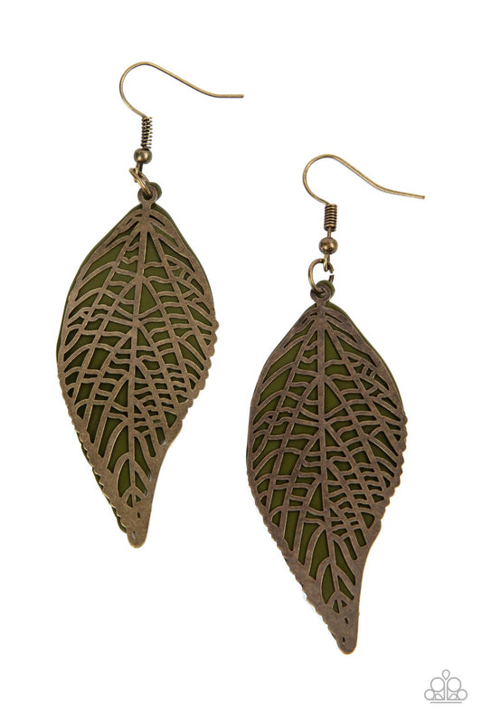 Leafy Luxury - Green - Paparazzi Accessories