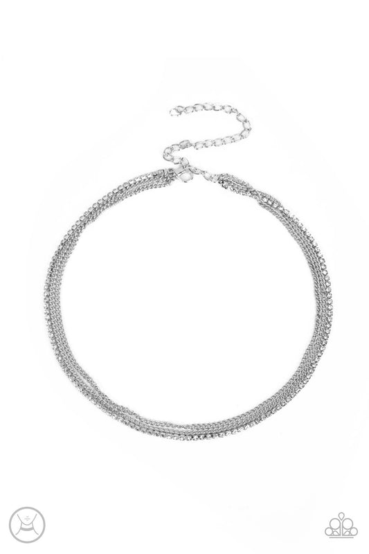 Glitzy Gusto - White - Paparazzi Accessories