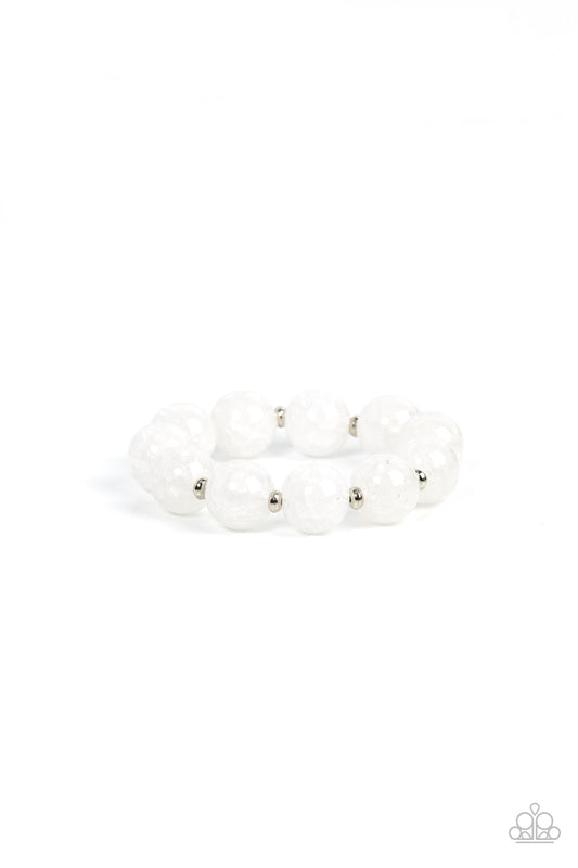 Arctic Affluence - White - Paparazzi Accessories