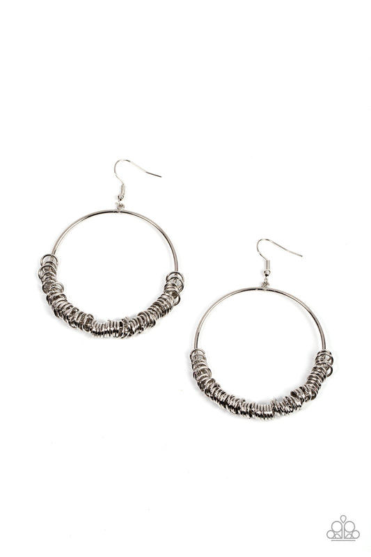 Retro Ringleader - Silver - Paparazzi Accessories