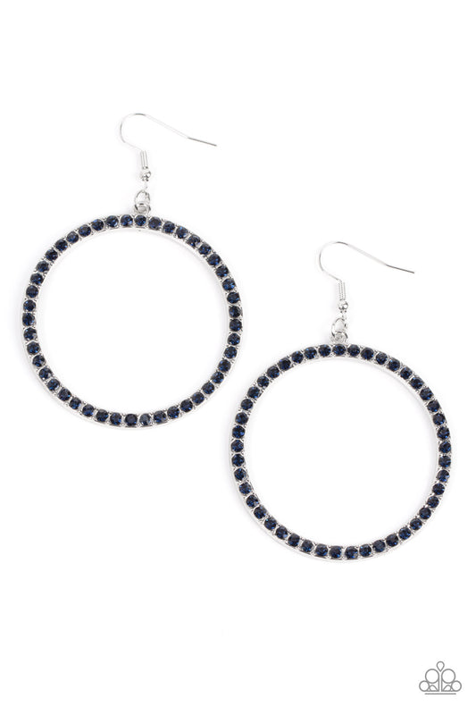 Head-Turning Halo - Blue - Paparazzi Accessories