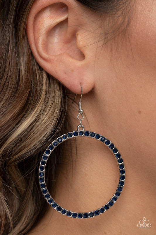 Head-Turning Halo - Blue - Paparazzi Accessories