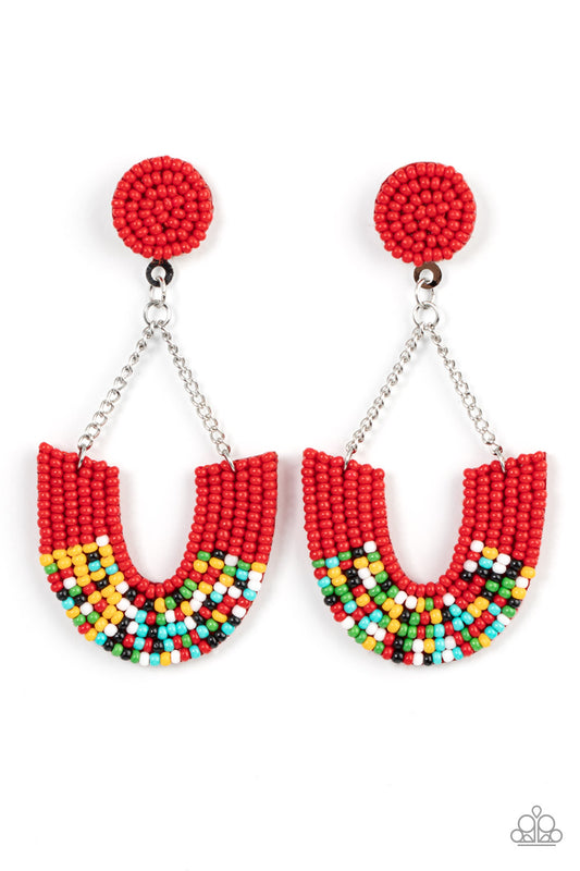 Make it RAINBOW - Red - Paparazzi Accessories