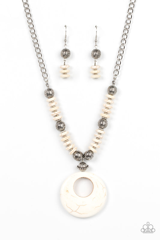 Oasis Goddess - White - Paparazzi Accessories