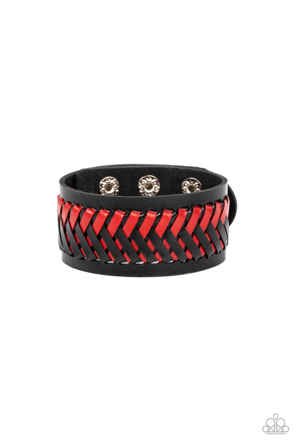 Punk Rocker Road - Red - Paparazzi Accessories