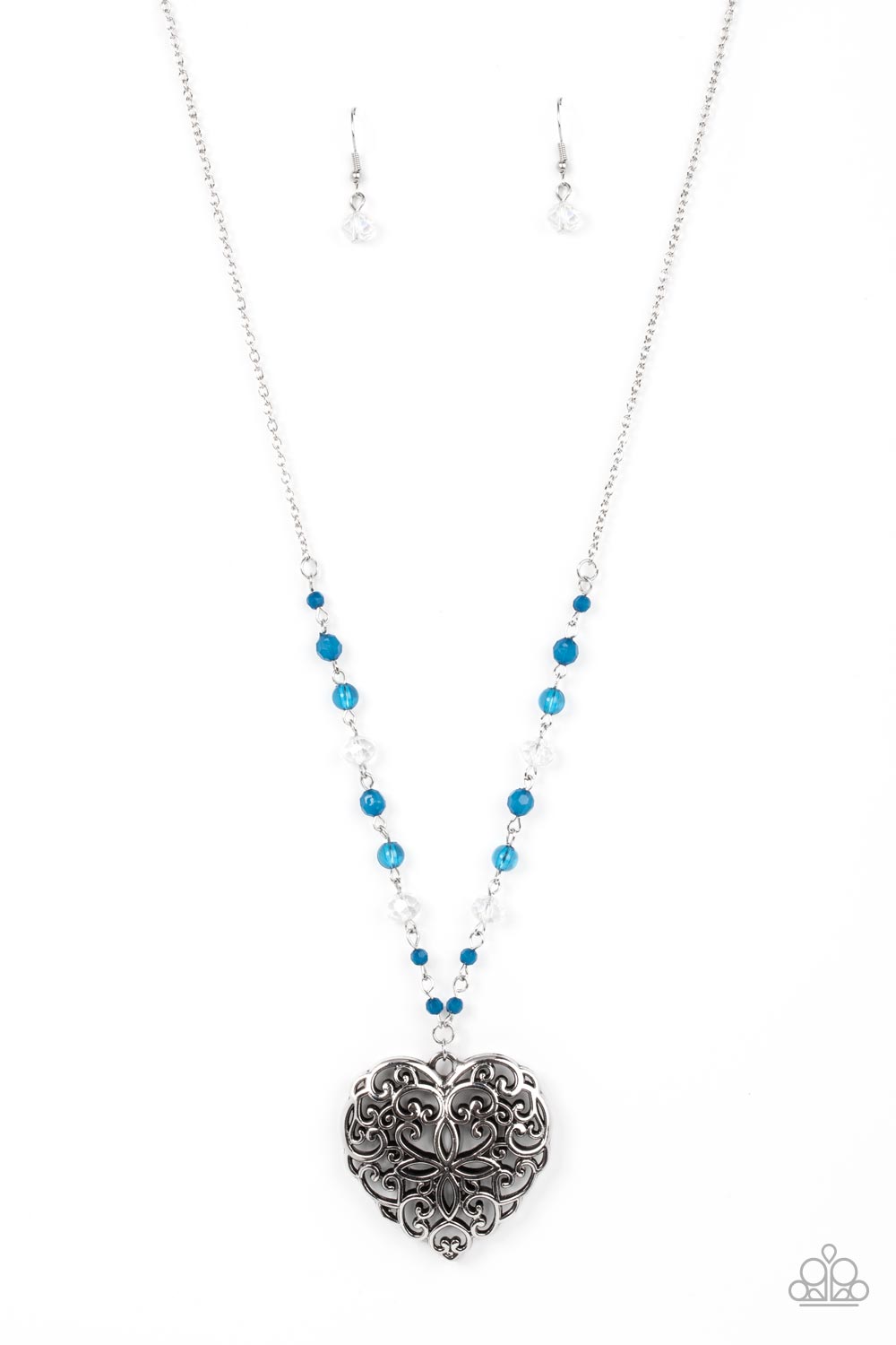 Doting Devotion - Blue - Paparazzi Accessories