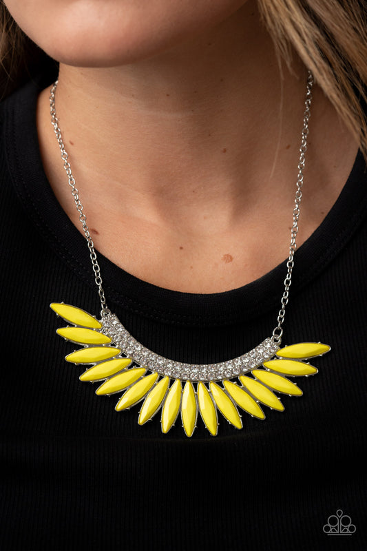 Flauntable Flamboyance - Yellow - Paparazzi Accessories