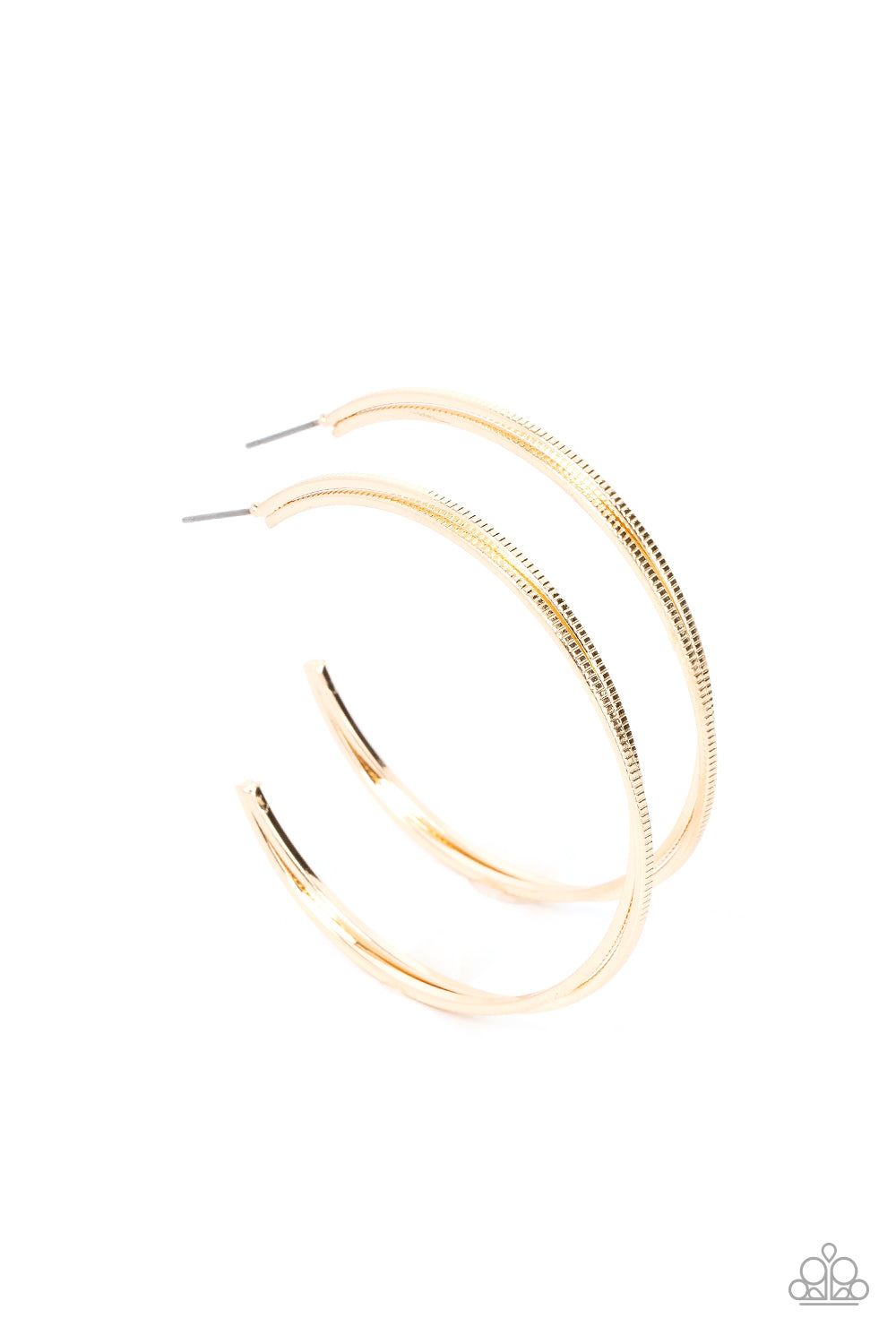 Monochromatic Curves - Gold - Paparazzi Accessories