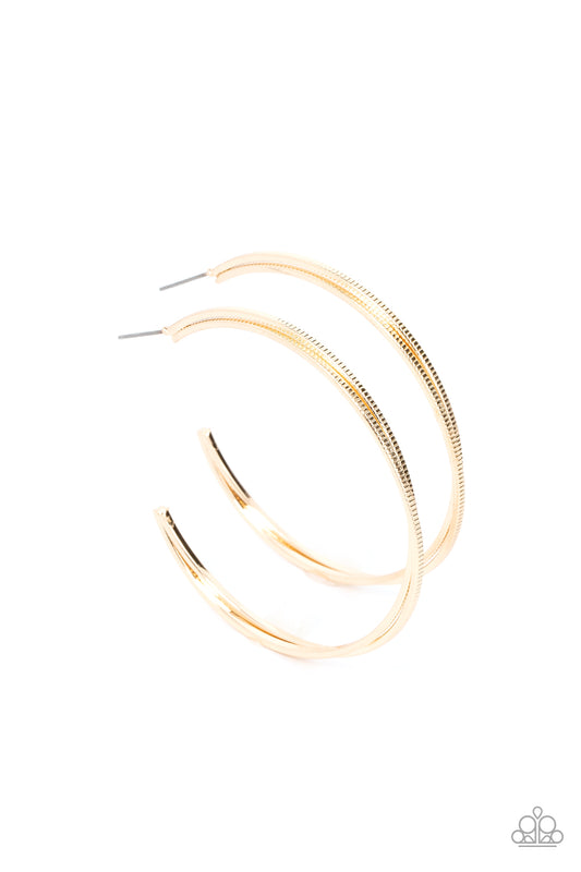 Monochromatic Curves - Gold - Paparazzi Accessories