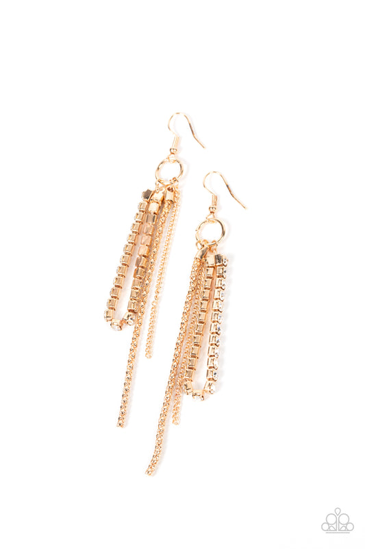 Swing Dance Dazzle - Gold - Paparazzi Accessories