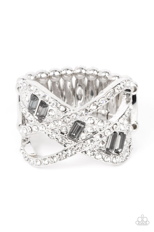 Triple Threat Twinkle - Silver - Paparazzi Accessories