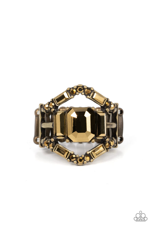 Jazzy Jewels - Brass - Paparazzi Accessories